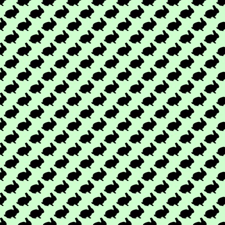 Click to get the codes for this image. Bunny Silhouettes On Green Background Seamless, Animals, Holidays  Easter, Colors  Green Background, wallpaper or texture for Blogger, Wordpress, or any phone, desktop or blog.