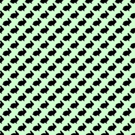 Click to get the codes for this image. Bunny Silhouettes On Green Background Seamless, Animals, Holidays  Easter, Colors  Green Background, wallpaper or texture for Blogger, Wordpress, or any phone, desktop or blog.