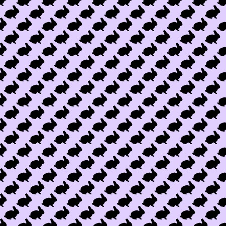 Click to get the codes for this image. Bunny Silhouettes On Lavender Background Seamless, Animals, Holidays  Easter, Colors  Purple Background, wallpaper or texture for Blogger, Wordpress, or any phone, desktop or blog.