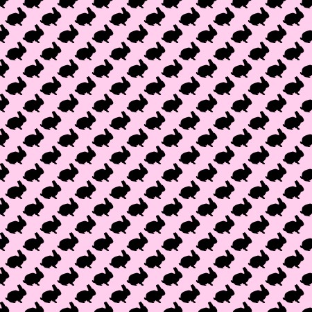 Click to get the codes for this image. Bunny Silhouettes On Pink Background Seamless, Animals, Holidays  Easter, Colors  Pink Background, wallpaper or texture for Blogger, Wordpress, or any phone, desktop or blog.