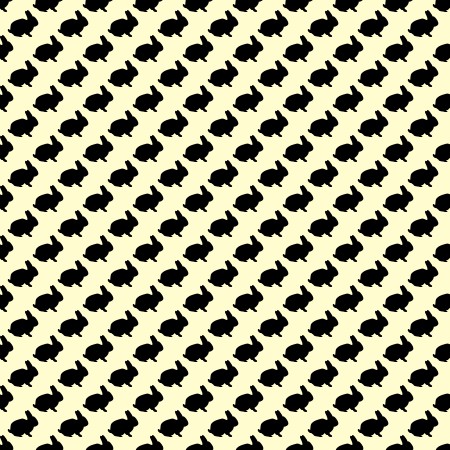 Click to get the codes for this image. Bunny Silhouettes On Yellow Background Seamless, Animals, Holidays  Easter, Colors  Yellow and Gold Background, wallpaper or texture for Blogger, Wordpress, or any phone, desktop or blog.