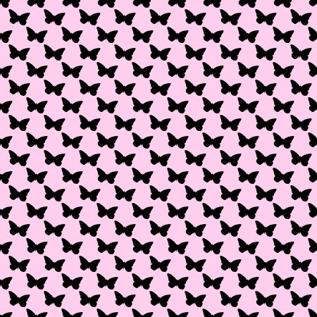 Click to get the codes for this image. Butterfly Silhouettes On Pink Background Seamless, Butterflies, Colors  Pink Background, wallpaper or texture for Blogger, Wordpress, or any phone, desktop or blog.