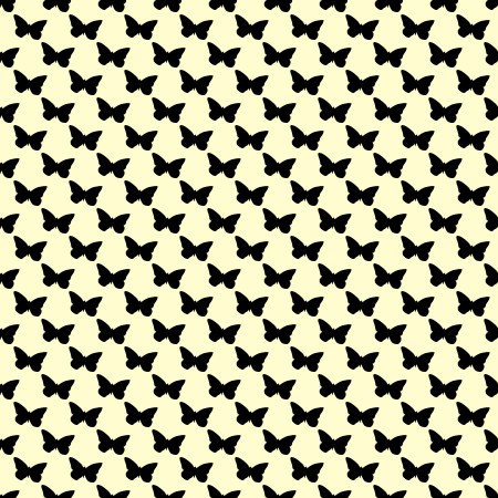 Click to get the codes for this image. Butterfly Silhouettes On Yellow Background Seamless, Butterflies, Colors  Yellow and Gold Background, wallpaper or texture for Blogger, Wordpress, or any phone, desktop or blog.
