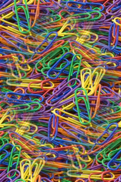Click to get the codes for this image. Colorful Paper Clips, Random, Colors  Rainbow Background, wallpaper or texture for, Blogger, Wordpress, or any web page, blog, desktop or phone.