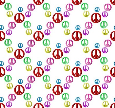 Click to get the codes for this image. Colorful Peace Signs On White Background, Peace Signs, Signs  Symbols Background, wallpaper or texture for, Blogger, Wordpress, or any web page, blog, desktop or phone.