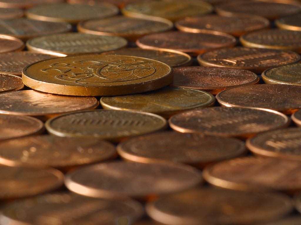 Click to get the codes for this image. Copper Coins And Pennies, Money and Coins Background, wallpaper or texture for, Blogger, Wordpress, or any web page, blog, desktop or phone.