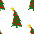 Click to get the codes for this image. Dancing Christmas Trees On White, Holidays  Christmas Background, wallpaper or texture for Blogger, Wordpress, or any phone, desktop or blog.
