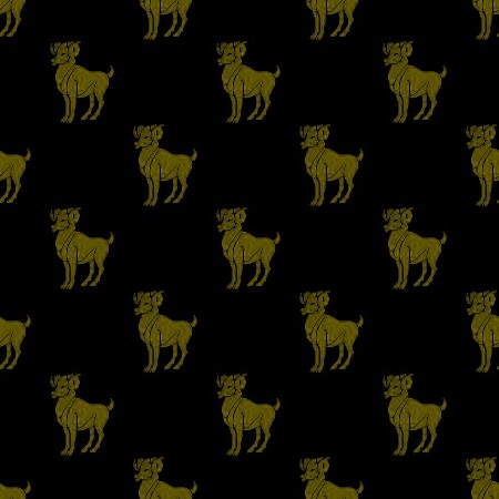 Click to get the codes for this image. Gold Aries On Black, Astrology  Zodiac Symbols Background, wallpaper or texture for, Blogger, Wordpress, or any web page, blog, desktop or phone.