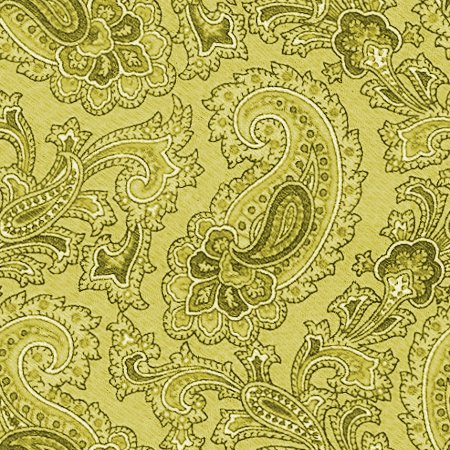 Click to get the codes for this image. Gold Paisley Background Seamless Pattern, Colors  Yellow and Gold, Paisleys, Cloth Patterns Background, wallpaper or texture for Blogger, Wordpress, or any phone, desktop or blog.