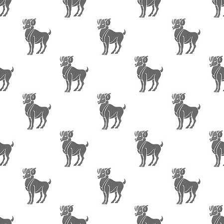 Click to get the codes for this image. Gray Aries On White, Astrology  Zodiac Symbols Background, wallpaper or texture for, Blogger, Wordpress, or any web page, blog, desktop or phone.