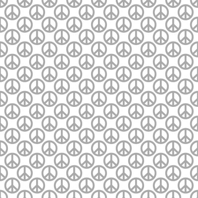 Click to get the codes for this image. Gray Peace Signs On White Background Seamless, Peace Signs, Colors  Grey and Monochrome Background, wallpaper or texture for Blogger, Wordpress, or any phone, desktop or blog.