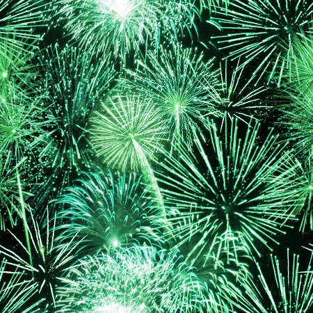 Click to get the codes for this image. Green Fireworks Tiled Background, Fourth of July, Holidays  New Years,  New Backgrounds, Fireworks, Colors  Green Background, wallpaper or texture for, Blogger, Wordpress, or any web page, blog, desktop or phone.