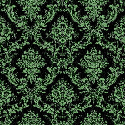 Click to get the codes for this image. Green And Black Ornate Floral Wallpaper Tileable, Flowers  Floral Designs, Ornate, Colors  Green Background, wallpaper or texture for, Blogger, Wordpress, or any web page, blog, desktop or phone.