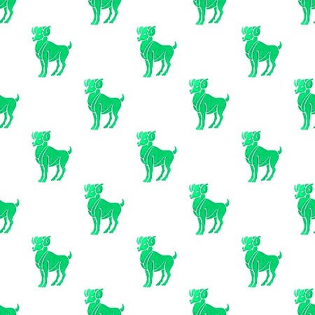 Click to get the codes for this image. Green Aries On White, Astrology  Zodiac Symbols Background, wallpaper or texture for, Blogger, Wordpress, or any web page, blog, desktop or phone.