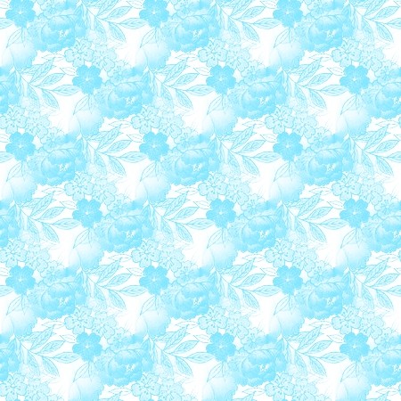 Click to get the codes for this image. Light Blue And White Floral Pattern, Flowers  Floral Designs, Colors  Blue Background, wallpaper or texture for Blogger, Wordpress, or any phone, desktop or blog.