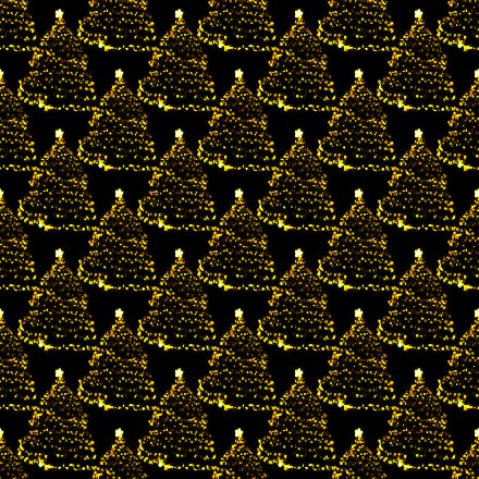 Click to get the codes for this image. Lighted Gold Christmas Trees Seamless Wallpaper, Holidays  Christmas Background, wallpaper or texture for Blogger, Wordpress, or any phone, desktop or blog.