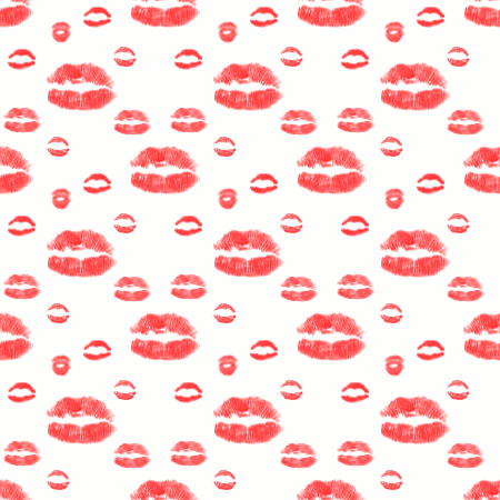 Click to get the codes for this image. Lots Of Kisses On White, Lips and Kisses, Colors  Red Background, wallpaper or texture for, Blogger, Wordpress, or any web page, blog, desktop or phone.