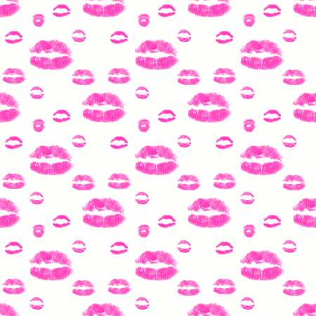 Click to get the codes for this image. Lots Of Pink Kisses On White, Lips and Kisses, Colors  Pink Background, wallpaper or texture for, Blogger, Wordpress, or any web page, blog, desktop or phone.