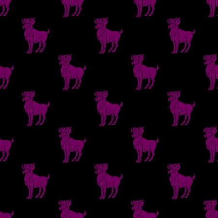 Click to get the codes for this image. Magenta Aries On Black, Astrology  Zodiac Symbols Background, wallpaper or texture for, Blogger, Wordpress, or any web page, blog, desktop or phone.