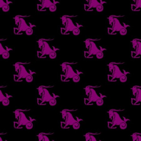 Click to get the codes for this image. Magenta Capricorn Astrology On Black, Astrology  Zodiac Symbols Background, wallpaper or texture for, Blogger, Wordpress, or any web page, blog, desktop or phone.