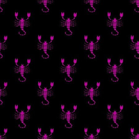 Click to get the codes for this image. Magenta Scorpio Astrology On Black, Astrology  Zodiac Symbols Background, wallpaper or texture for, Blogger, Wordpress, or any web page, blog, desktop or phone.