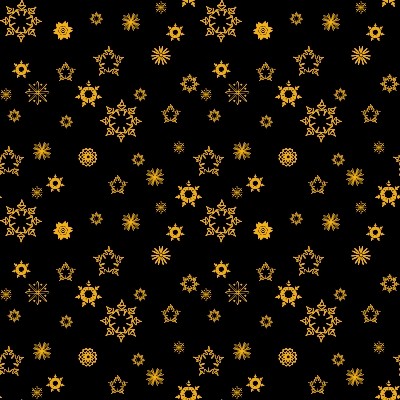 Click to get the codes for this image. Mini Gold Snowflakes On Black, Snowflakes, Colors  Yellow and Gold, Seasons  Winter Background, wallpaper or texture for Blogger, Wordpress, or any phone, desktop or blog.