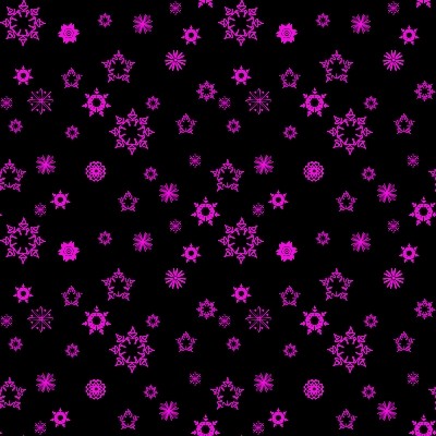 Click to get the codes for this image. Mini Magenta Snowflakes On Black, Snowflakes, Colors  Pink, Seasons  Winter Background, wallpaper or texture for Blogger, Wordpress, or any phone, desktop or blog.