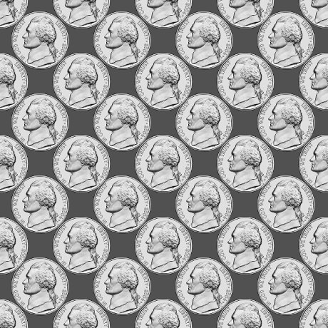 Click to get the codes for this image. Nickles Background Seamless, Colors  Grey and Monochrome, Money and Coins Background, wallpaper or texture for, Blogger, Wordpress, or any web page, blog, desktop or phone.