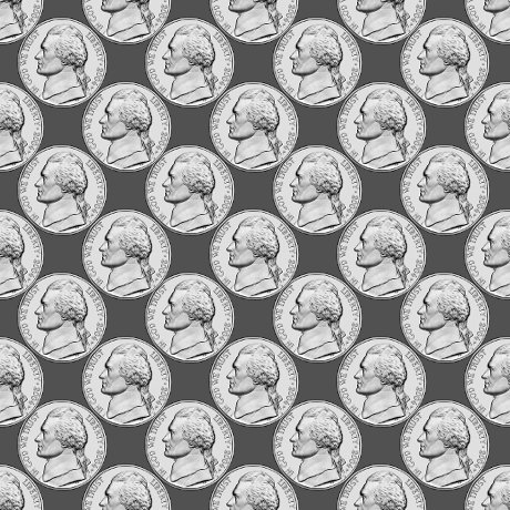 Click to get the codes for this image. Nickles Background Seamless, Colors  Grey and Monochrome, Money and Coins Background, wallpaper or texture for, Blogger, Wordpress, or any web page, blog, desktop or phone.
