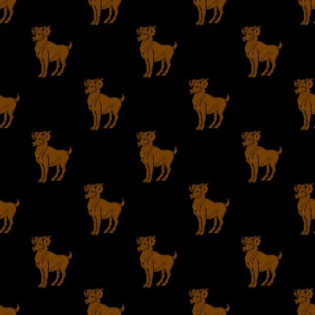 Click to get the codes for this image. Orange Aries On Black, Astrology  Zodiac Symbols Background, wallpaper or texture for, Blogger, Wordpress, or any web page, blog, desktop or phone.