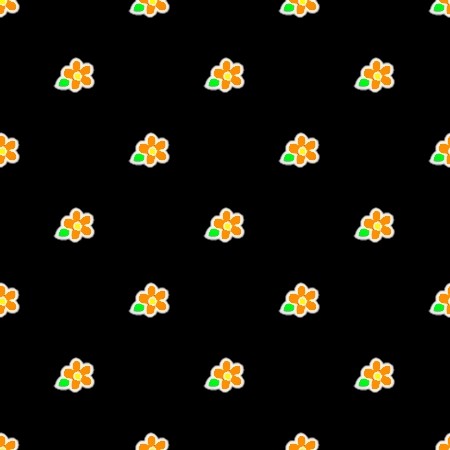 Click to get the codes for this image. Orange Flowers On Black, Flowers  Floral Designs, Colors  Orange Background, wallpaper or texture for Blogger, Wordpress, or any phone, desktop or blog.