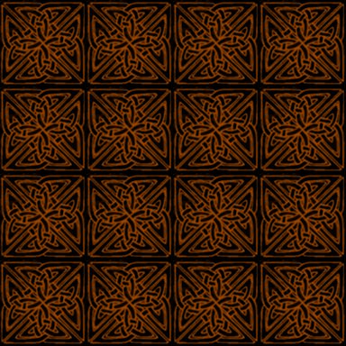 Click to get the codes for this image. Orange On Black Celtic Squares Seamless Background Pattern, Patterns  Celtic, Colors  Orange, Ornate Background, wallpaper or texture for, Blogger, Wordpress, or any web page, blog, desktop or phone.
