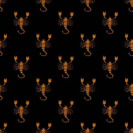 Click to get the codes for this image. Orange Scorpio Astrology On Black, Astrology  Zodiac Symbols Background, wallpaper or texture for, Blogger, Wordpress, or any web page, blog, desktop or phone.