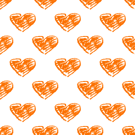 Click to get the codes for this image. Orange Scribble Hearts On White, Hearts, Colors  Orange Background, wallpaper or texture for, Blogger, Wordpress, or any web page, blog, desktop or phone.