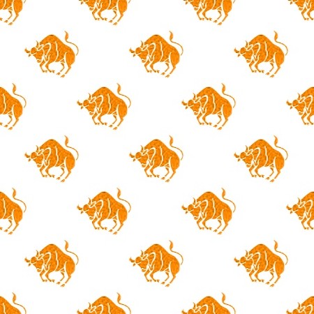 Click to get the codes for this image. Orange Taurus Astrology On White, Astrology  Zodiac Symbols Background, wallpaper or texture for, Blogger, Wordpress, or any web page, blog, desktop or phone.