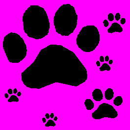 Click to get the codes for this image. Pawprints on Magenta Background, Animals  Cats, Animals  Dogs, Colors  Pink Background, wallpaper or texture for Blogger, Wordpress, or any phone, desktop or blog.