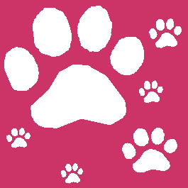 Click to get the codes for this image. Pawprints on Cherry Red Background, Animals  Cats, Animals  Dogs, Colors  Red Background, wallpaper or texture for Blogger, Wordpress, or any phone, desktop or blog.