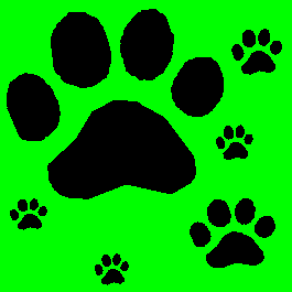 Click to get the codes for this image. Pawprints on Green Background, Animals  Cats, Animals  Dogs, Colors  Green Background, wallpaper or texture for Blogger, Wordpress, or any phone, desktop or blog.