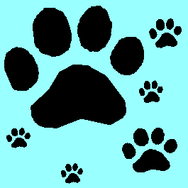 Click to get the codes for this image. Pawprints on Light Blue Background, Animals  Cats, Animals  Dogs, Colors  Blue Background, wallpaper or texture for Blogger, Wordpress, or any phone, desktop or blog.