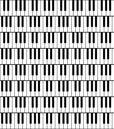Click to get the codes for this image. Piano Keyboards Background Seamless, Music and Musical Instruments, Colors  Black and White Background, wallpaper or texture for Blogger, Wordpress, or any phone, desktop or blog.