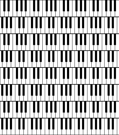 Click to get the codes for this image. Piano Keyboards Background Seamless, Music and Musical Instruments, Colors  Black and White Background, wallpaper or texture for Blogger, Wordpress, or any phone, desktop or blog.