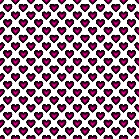 Click to get the codes for this image. Pink Satin Hearts On White Background Seamless, Hearts, Holidays  Valentines Day, Colors  Pink Background, wallpaper or texture for, Blogger, Wordpress, or any web page, blog, desktop or phone.