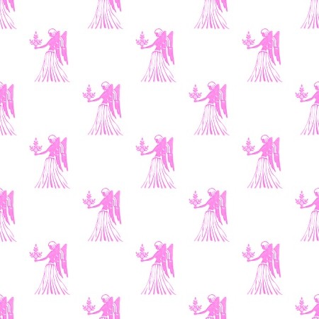 Click to get the codes for this image. Pink Virgo Astrology On White, Astrology  Zodiac Symbols Background, wallpaper or texture for, Blogger, Wordpress, or any web page, blog, desktop or phone.