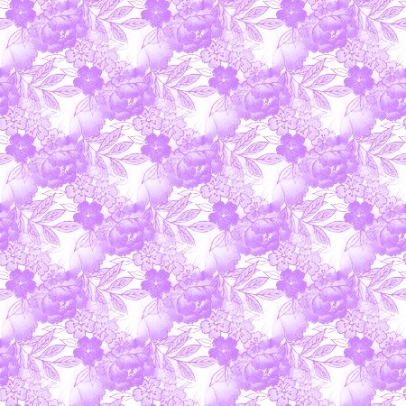 Click to get the codes for this image. Purple And White Floral, Flowers  Floral Designs, Colors  Purple Background, wallpaper or texture for Blogger, Wordpress, or any phone, desktop or blog.