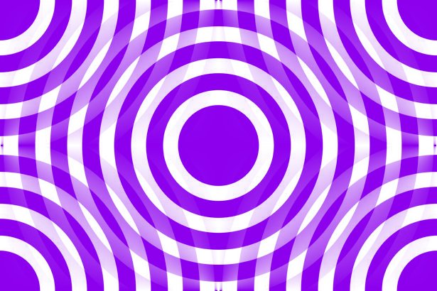 Click to get the codes for this image. Purple And White Interlocking Concentric Circles, Patterns  Circles and Polkadots, Colors  Purple Background, wallpaper or texture for Blogger, Wordpress, or any phone, desktop or blog.