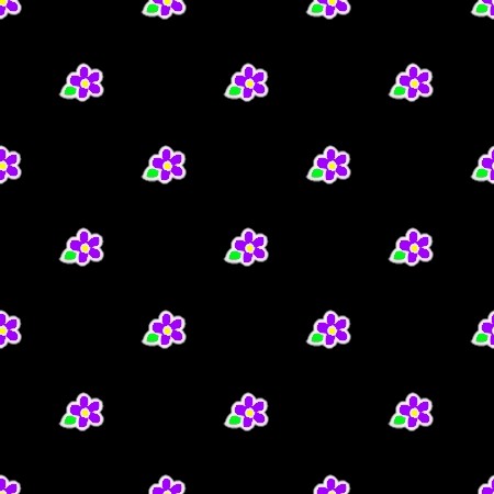 Click to get the codes for this image. Purple Flowers On Black, Flowers  Floral Designs, Colors  Purple Background, wallpaper or texture for Blogger, Wordpress, or any phone, desktop or blog.