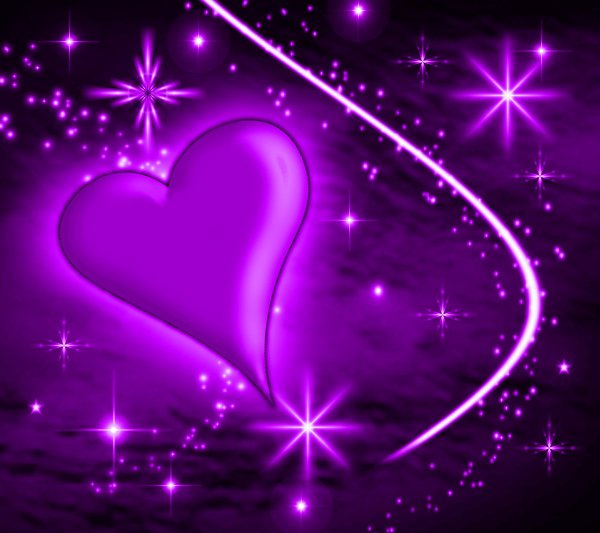 Click to get the codes for this image. Purple Heart With Plasma Stars Background 1800x1600, Hearts, Colors  Purple Background, wallpaper or texture for, Blogger, Wordpress, or any web page, blog, desktop or phone.