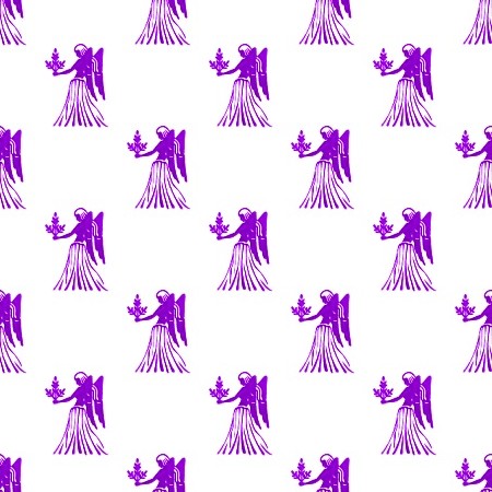 Click to get the codes for this image. Purple Virgo Astrology On White, Astrology  Zodiac Symbols Background, wallpaper or texture for, Blogger, Wordpress, or any web page, blog, desktop or phone.