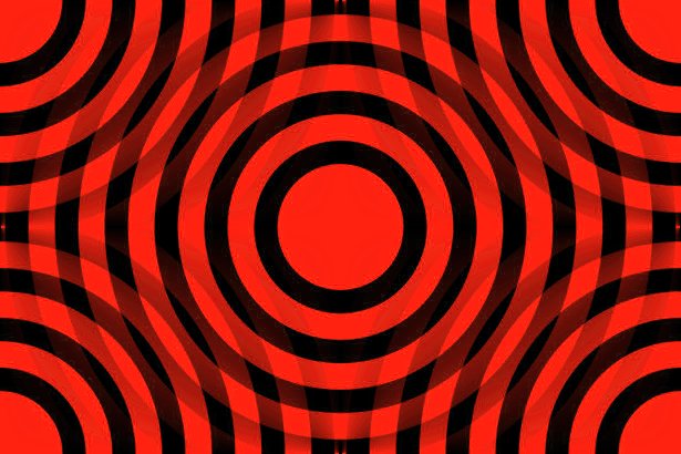 Click to get the codes for this image. Red And Black Interlocking Concentric Circles, Patterns  Circles and Polkadots, Colors  Red Background, wallpaper or texture for Blogger, Wordpress, or any phone, desktop or blog.