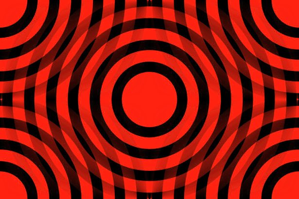 Click to get the codes for this image. Red And Black Interlocking Concentric Circles, Patterns  Circles and Polkadots, Colors  Red Background, wallpaper or texture for Blogger, Wordpress, or any phone, desktop or blog.